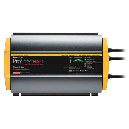 Promariner ProSportHD 20 Global Gen 4 - 20 Amp - 2 Bank Battery Charger 44028